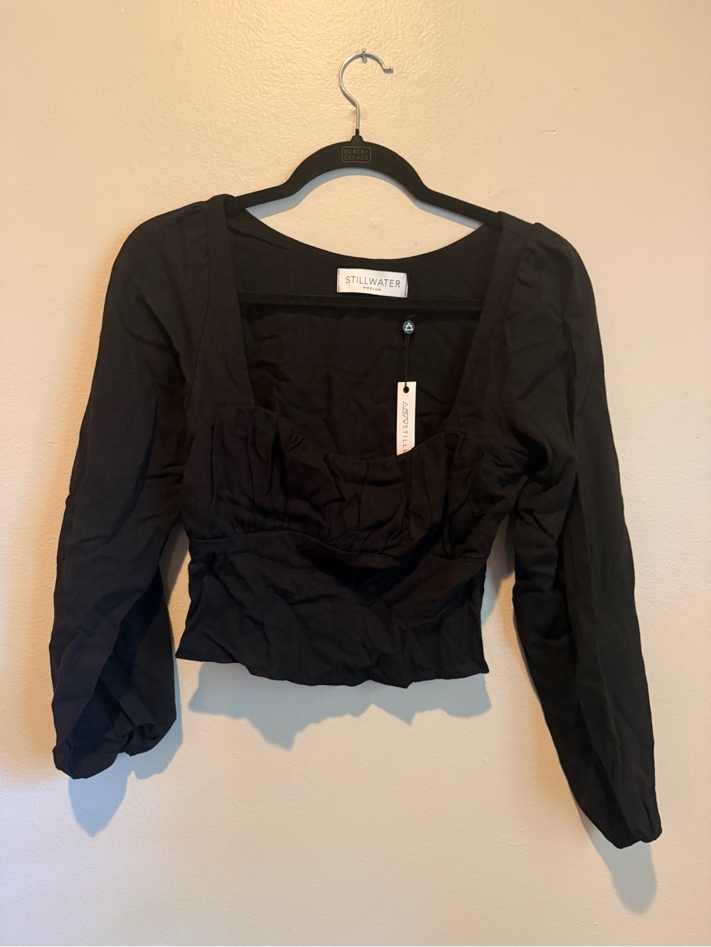 NWT - Stillwater black Blouse - Medium
